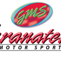 לוחית רישוי מאלומיניום Granatelli Granatelli Motor Sports - פנים שחורות ולוגו בצבע מלא