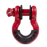 שריון גוף 4x4 3/4 אינץ' D-Ring אדום עם מבודדים שחורים יחיד