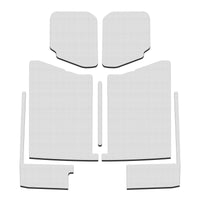 DEI 20-22 Jeep Gladiator JT 4-Dor Mat Boom Mat Kit Complete Headliner - 7 חלקים - לבן