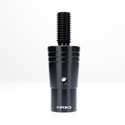 מתאם NRG 14 מ"מ יורו אלומיניום עם גובה חוטים M10x1.5 - שחור