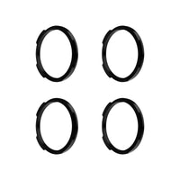 KC HiLiTES FLEX ERA LED Light Bar Bezel Kit עבור 10 אינץ'. פלחים - שחור מבריק