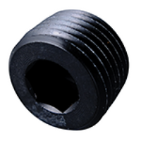 Fragola 1/4 NPT Pipe Plug- פנימי שחור