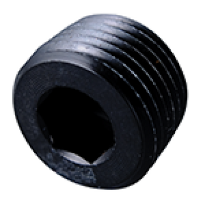 Fragola 1/4 NPT Pipe Plug- פנימי שחור