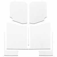 DEI 20-22 Jeep Gladiator JT 4-Dor Mat Boom Mat Kit Complete Headliner - 7 חלקים - לבן