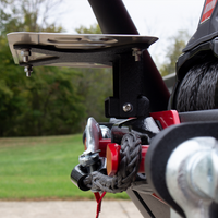 Fishbone Offroad 2018+ Jeep Wrangler JL - Black Aluminum Hawse Fairlead לוחית רישוי