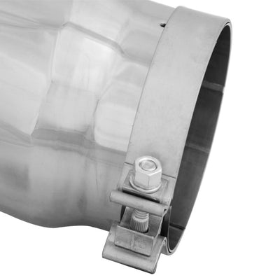 aFe בורג קצה פליטה של ​​דיזל על מלוטש 5 אינץ' כניסה x 6 אינץ' יציאה x 12 אינץ' ארוך