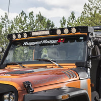 Rugged Ridge 07-18 ג'יפ רנגלר JK Elite Fast Track שמשה קדמית מתלה בר עם מוט צולב