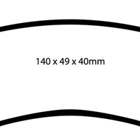 EBC 07-11 Ford Explorer Sport Trac 4.0 Yellowstuff רפידות בלם אחוריות