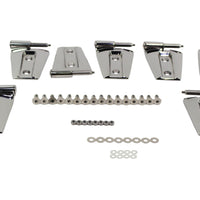 קנטרול 07-18 ג'יפ רנגלר JK סט צירי דלת 8 חלקים 4 דלתות- כסף מלוטש