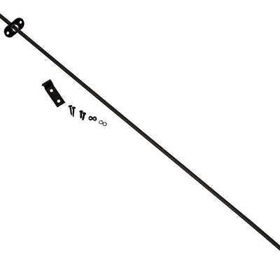 Kentrol 72-86 Jeep Wrangler CJ Hood Prop Rod - מעיל אבקה שחור