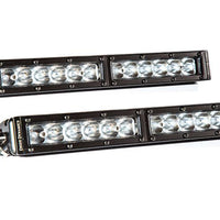 Diode Dynamics 12 In LED Light Bar שורה אחת שורה ישרה ברורה נהיגה (זוג) סדרת שלב
