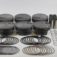 Mahle MS Piston Set BBC 489ci 4.280in Bore 4.25in Stroke 6.385in Rod .990 Pin 43cc 12.8 CR סט של 8