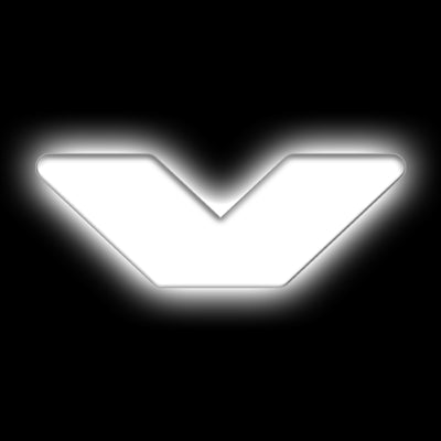 ORACLE Lighting תגי אותיות לד אוניברסלי מואר - מט גימור משטח - V ראה אחריות