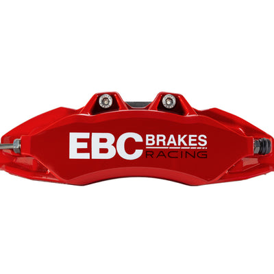 EBC Racing 17-21 Honda Civic Type-R (FK8) Red Apollo-6 Calipers 380mm Rotors Front Big Breke Kit