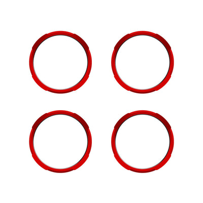 KC HiLiTES FLEX ERA LED Light Bar Bezel Kit עבור 10 אינץ'. פלחים - אדום