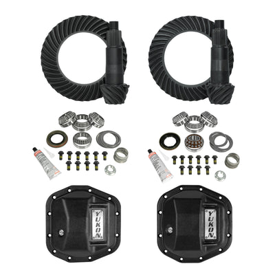 Yukon 18-23 Jeep JL &amp; JT M220 Rear/M210 Front Stage 2 Package Kit 5.38 RATIO עם כיסויי F&amp;R