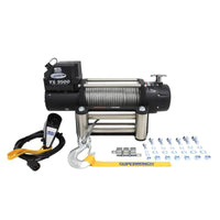 Superwinch 9500 LBS 12V DC 11/32in x 95ft חבל פלדה טייגר Shark 9500 Winch