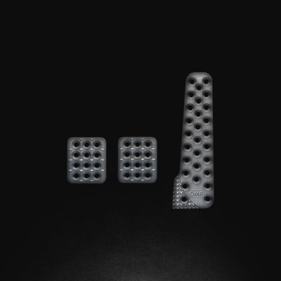 דוושות אלומיניום מפוצצות חול OMP (סט של 3)