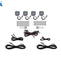 ערכת התקנת אורות רוק Diode Dyanmics RGBW (חבילה של 4)