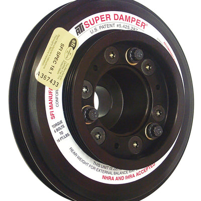 מנחת ATI - 7.45 אינץ' - אלום - (3) 4 Grv - Nissan RB26 R32 - 1000 HP - 2 טבעת - 1Pc