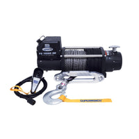 Superwinch 11500 LBS 12V DC 3/8in x 80ft חבל סינטטי Tiger Shark 11500 Winch