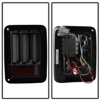Spyder 07-16 Jeep Wrangler Verison 2 Light Bar LED פנסי אחורית - עשן (ALT-YD-JWA07V2-LBLED-BSM)