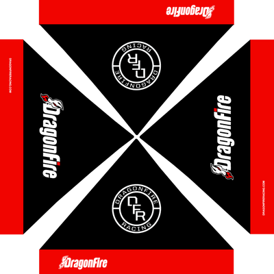 חופת מירוץ DragonFire עם מסגרת