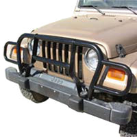 השתוללות 1987-1995 ג'יפ רנגלר(YJ) פנס Euro Grill Guard - שחור