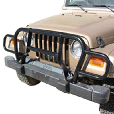 השתוללות 1987-1995 ג'יפ רנגלר(YJ) פנס Euro Grill Guard - שחור