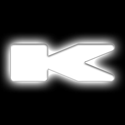 ORACLE Lighting תגי אותיות לד אוניברסלי מואר - מט גימור משטח - K ראה אחריות