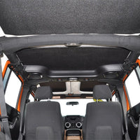 DEI 18-23 ג'יפ רנגלר JL 4 דלתות כיסוי מחצלת בום - 9 חלקים - מראה עור שחור