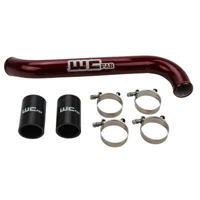 Wehrli 17-19 שברולט 6.6L L5P Duramax צינור נוזל קירור עליון - WCFab אדום