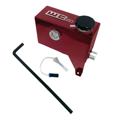 Wehrli 11-16 שברולט 6.6L LML Duramax OEM מיקום מיכל מיכל קירור ערכת - שחור מבריק