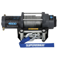 Superwinch 4500 LBS 12V DC 15/64in x 50ft חבל פלדה Terra 4500 Winch - קמט אפור
