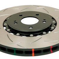 DBA 08+ EVO X מחורץ קדמי 5000 רוטור 2 חלקים מורכב עם כובע שחור