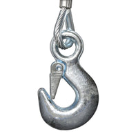 Superwinch 2000 LBS 12V DC 5/32in x 49ft חבל פלדה LT2000 כננת