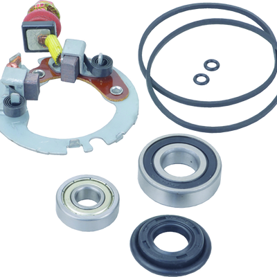 BikeMaster Kawasaki Starter Rebuild עם מברשת