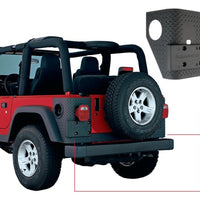 Bushwacker 97-06 Jeep Wrangler Trail Armor פינות אחוריות - שחור