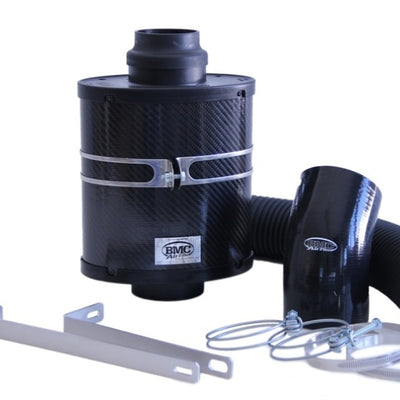 ערכת תיבת אוויר חצוצרה סגלגלה אוניברסלי BMC באורך 235 מ"מ - למנועים מעל 1600 סמ"ק