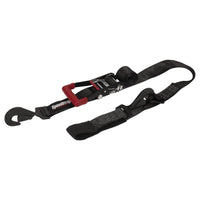 SpeedStrap 2In x 8Ft Ratchet Tie Down עם ווי צמיד שטוח ושילוב רצועת ציר, תוצרת ארה