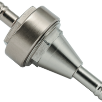 BikeMaster 1/4inline מסנן דלק מוטבע - טיטניום