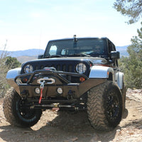 השתוללות 2007-2018 ג'יפ רנגלר (JK) פגוש שחזור קדמי - שחור