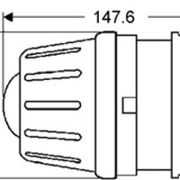 Hella Micro DE Premium Halogen H7 אור נמוך 12V SAE Lo פנס ראש עם נורה ומגן אבן