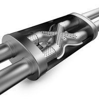 MagnaFlow 21-22 Jeep Wrangler V8 6.4L Street Series Cat-Back אגזוז עם טיפים שחורים