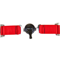 NRG 4PT 2in. רתמת חגורת בטיחות / נעילת פקה - אדום