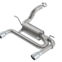 בורלה 2018 ג'יפ רנגלר JL/JLU 3.6L 2DR/4DR ATAK SS אגזוז אחורי עם טיפים של 3.5 אינץ'