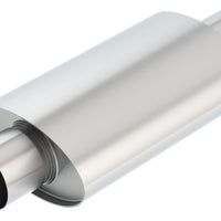 בורלה XR-1 Multi-Core 3 אינץ' Ctr-Ctr סגלגל 12 אינץ' x 4.25 אינץ' x 7.88 אינץ' משתיק מירוץ מצויד במנוע רוטרי