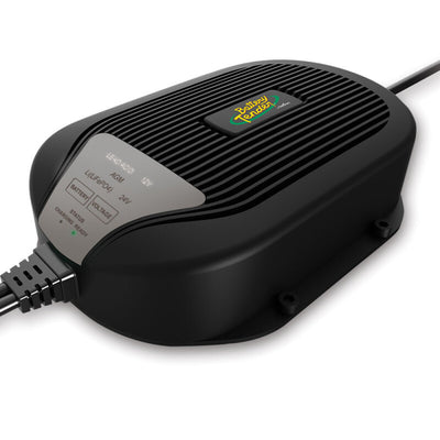 סוללה עדינה 12V/24V 5/2.5 AMP ניתן לבחירה מטען סוללות עמיד בפני מזג אוויר