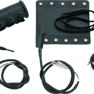 כיסויי אחיזה מחוממים ניתנים להסרה של BikeMaster