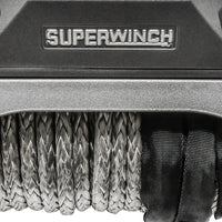 Superwinch 12000 LBS 12V DC 3/8in x 80ft חבל סינטטי SX 12000SR כננת - גרפיט